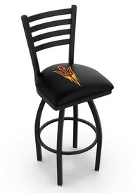 L014 Arizona State (Pitchfork) Swivel Stool with Black Wrinkle Finish, L014ArizSt-F L014 Arizona State (Pitchfork) Swivel Stool with Black Wrinkle Finish, L014ArizSt-F