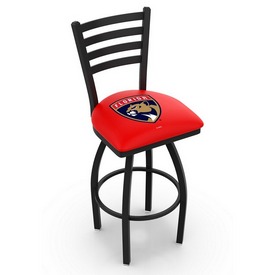 L014 Florida Panthers Swivel Stool with Black Wrinkle Finish, L014FlaPan L014 Florida Panthers Swivel Stool with Black Wrinkle Finish, L014FlaPan