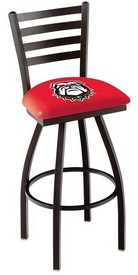 L014 Georgia "Bulldog" Swivel Stool with Black Wrinkle Finish, L014GA-Dog L014 Georgia "Bulldog" Swivel Stool with Black Wrinkle Finish, L014GA-Dog