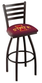 L014 Iowa State Swivel Stool with Black Wrinkle Finish, L014IowaSt L014 Iowa State Swivel Stool with Black Wrinkle Finish, L014IowaSt