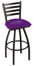 L014 Jimi Hendrix - Purple Haze 30" Swivel Bar Stool with Black Wrinkle Finish, L01430JimiHPH