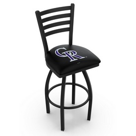 L014 Colorado Rockies Swivel Stool with Black Wrinkle Finish by HBS, AGS-L01425MLBCol L014 Colorado Rockies Swivel Stool with Black Wrinkle Finish by HBS, AGS-L01425MLBCol