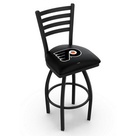 L014 Philadelphia Flyers Swivel Stool with Black Wrinkle Finish, L014PhiFly-B L014 Philadelphia Flyers Swivel Stool with Black Wrinkle Finish, L014PhiFly-B