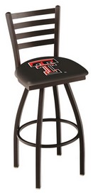 L014 Texas Tech Swivel Stool with Black Wrinkle Finish, L014TXTech L014 Texas Tech Swivel Stool with Black Wrinkle Finish, L014TXTech