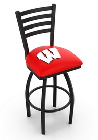 L014 Wisconsin "W" Swivel Stool with Black Wrinkle Finish, L014Wisc-W L014 Wisconsin "W" Swivel Stool with Black Wrinkle Finish, L014Wisc-W