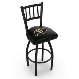 L018 - Black Wrinkle Colorado Swivel Bar Stool with Jailhouse Style Back by Holland Bar Stool Co., L018ColoUn L018 - Black Wrinkle Colorado Swivel Bar Stool with Jailhouse Style Back by Holland Bar Stool Co., L018ColoUn