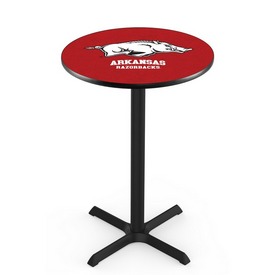L211 - Black Wrinkle Arkansas Pub Table by Holland Bar Stool Co. L211 - Black Wrinkle Arkansas Pub Table by Holland Bar Stool Co.