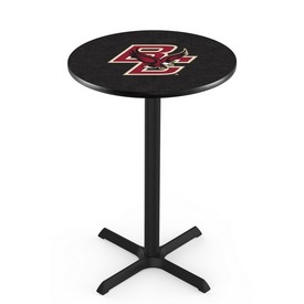 L211 - Black Wrinkle Boston College Pub Table by Holland Bar Stool Co. L211 - Black Wrinkle Boston College Pub Table by Holland Bar Stool Co.