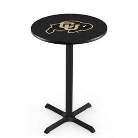 L211 - Black Wrinkle Colorado Pub Table by Holland Bar Stool Co. L211 - Black Wrinkle Colorado Pub Table by Holland Bar Stool Co.