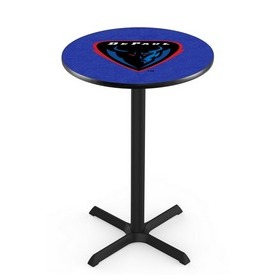 L211 - Black Wrinkle DePaul Pub Table by Holland Bar Stool Co.