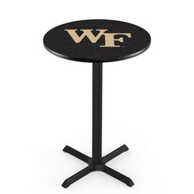 L211 - Black Wrinkle Wake Forest Pub Table by Holland Bar Stool Co.
