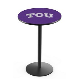 L214 - TCU Pub Table by Holland Bar Stool Co., L214BTexChr L214 - TCU Pub Table by Holland Bar Stool Co., L214BTexChr