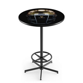 L216 Notre Dame - Guinness (Helmet) Pub Table with Black Wrinkle Finish by Holland Bar Stool Co., AGS-L216B4230ND-Guin-Hlm L216 Notre Dame - Guinness (Helmet) Pub Table with Black Wrinkle Finish by Holland Bar Stool Co., AGS-L216B4230ND-Guin-Hlm