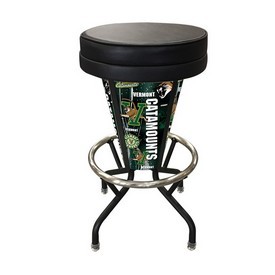 Lighted Vermont Swivel Bar Stool By Holland Bar Stool Co., L500030VermntBlkVinyl