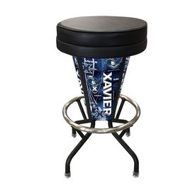 Lighted Xavier Swivel Bar Stool By Holland Bar Stool Co., L500030XavierBlkVinyl
