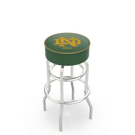 L7C1 Notre Dame (Vintage) Double-Ring Swivel Stool with Chrome Finish by Holland Bar Stool Co., AGS-L7C125-07NotreD L7C1 Notre Dame (Vintage) Double-Ring Swivel Stool with Chrome Finish by Holland Bar Stool Co., AGS-L7C125-07NotreD