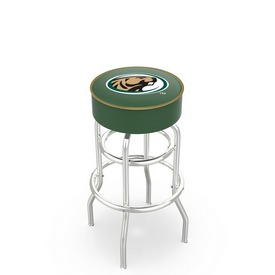L7C1 - 4" Bemidji State Cushion Seat with Double-Ring Chrome Base Swivel Bar Stool by Holland Bar Stool Company, L7C1BmijSt L7C1 - 4" Bemidji State Cushion Seat with Double-Ring Chrome Base Swivel Bar Stool by Holland Bar Stool Company, L7C1BmijSt