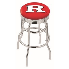 L7C3C - Chrome Double Ring Rutgers Swivel Bar Stool with 2.5 Ribbed Accent Ring by Holland Bar Stool Company L7C3C - Chrome Double Ring Rutgers Swivel Bar Stool with 2.5 Ribbed Accent Ring by Holland Bar Stool Company