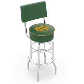 L7C4 Notre Dame (Vintage) Double-Ring Swivel Stool with Chrome Finish by Holland Bar Stool Co., AGS-L7C425-07NotreD L7C4 Notre Dame (Vintage) Double-Ring Swivel Stool with Chrome Finish by Holland Bar Stool Co., AGS-L7C425-07NotreD