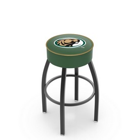 L8B1 - 4" Bemidji State Cushion Seat with Black Wrinkle Base Swivel Bar Stool by Holland Bar Stool Company, L8B1BmijSt L8B1 - 4" Bemidji State Cushion Seat with Black Wrinkle Base Swivel Bar Stool by Holland Bar Stool Company, L8B1BmijSt