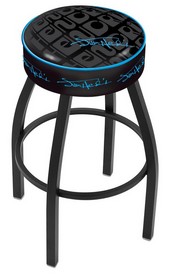 L8B1 Jimi Hendrix - Hendrix (1 color) 30" Swivel Bar Stool with Black Wrinkle Finish, L8B130JimiH16