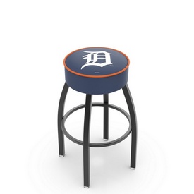 L8B1 Detroit Tigers Swivel Stool with Black Wrinkle Finish by HBS, AGS-L8B125MLBDet L8B1 Detroit Tigers Swivel Stool with Black Wrinkle Finish by HBS, AGS-L8B125MLBDet