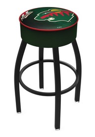 L8B1 Minnesota Wild Swivel Stool with Black Wrinkle Finish