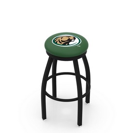 L8B2B - Black Wrinkle Bemidji State Swivel Bar Stool with Accent Ring by Holland Bar Stool Company, L8B2BBmijSt L8B2B - Black Wrinkle Bemidji State Swivel Bar Stool with Accent Ring by Holland Bar Stool Company, L8B2BBmijSt