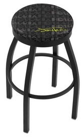 L8B2B Jimi Hendrix - Hendrix (2 Tone) 30" Swivel Bar Stool with Black Wrinkle Finish, L8B2B30JimiH15