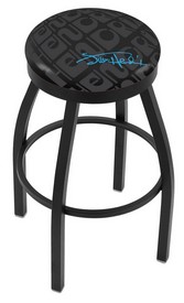 L8B2B Jimi Hendrix - Hendrix (1 color) 25" Swivel Counter Stool with Black Wrinkle Finish, L8B2B25JimiH16