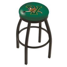 L8B2B - Black Wrinkle Vermont Swivel Bar Stool with Accent Ring by Holland Bar Stool Company