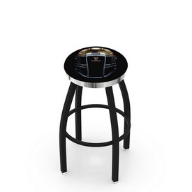 L8B2C Notre Dame - Guinness (Helmet) Swivel Stool with a Black Wrinkle and Chrome Finish by Holland Bar Stool Co., AGS-L8B2C25ND-Guin-Hlm L8B2C Notre Dame - Guinness (Helmet) Swivel Stool with a Black Wrinkle and Chrome Finish by Holland Bar Stool Co., AGS-L8B2C25ND-Guin-Hlm