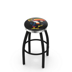 L8B2C Notre Dame - Guinness (Toucan) Swivel Stool with a Black Wrinkle and Chrome Finish by Holland Bar Stool Co., AGS-L8B2C25ND-Guin-Tcn L8B2C Notre Dame - Guinness (Toucan) Swivel Stool with a Black Wrinkle and Chrome Finish by Holland Bar Stool Co., AGS-L8B2C25ND-Guin-Tcn