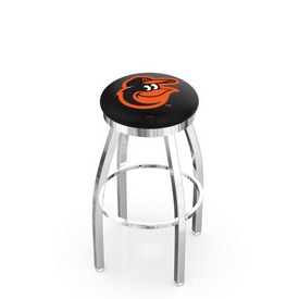 L8C2C Baltimore Orioles Swivel Stool with Chrome Finish by HBS, AGS-L8C2C25MLBBal L8C2C Baltimore Orioles Swivel Stool with Chrome Finish by HBS, AGS-L8C2C25MLBBal