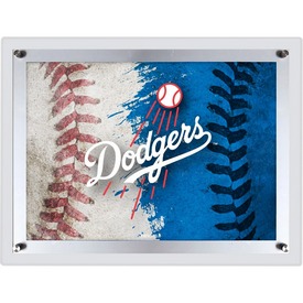 Los Angeles Dodgers Backlit LED Sign by Holland Bar Stool Company, AGS-LBLedA-A4MLBLAD Los Angeles Dodgers Backlit LED Sign by Holland Bar Stool Company, AGS-LBLedA-A4MLBLAD