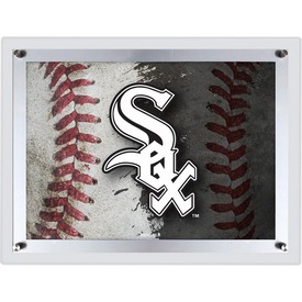 Chicago White Sox Backlit LED Sign by Holland Bar Stool Company, AGS-LBLedA-A4MLBWSx Chicago White Sox Backlit LED Sign by Holland Bar Stool Company, AGS-LBLedA-A4MLBWSx