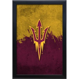Arizona State University (Pitchfork) 15.75" x 23.5" LED Snap Frame Lightbox by Holland Bar Stool Company, LBSnap1624ArizSt-F