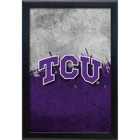 TCU 15.75" x 23.5" LED Snap Frame Lightbox by Holland Bar Stool Company, LBSnap1624TexChr