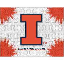 University of Illinois Canvas Wall Art by Holland Bar Stool Company, AGS-LCnvs1520IlliniU University of Illinois Canvas Wall Art by Holland Bar Stool Company, AGS-LCnvs1520IlliniU