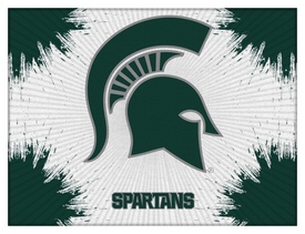 Michigan State Logo Canvas by Holland Bar Stool Company