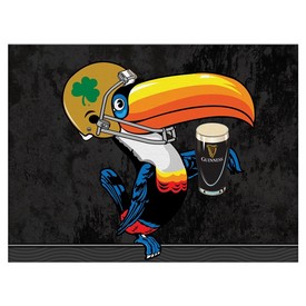 Notre Dame - Guinness (Toucan-2) Canvas Wall Art by Holland Bar Stool Co., AGS-LCnvs-ND-Guin-Tcn2 Notre Dame - Guinness (Toucan-2) Canvas Wall Art by Holland Bar Stool Co., AGS-LCnvs-ND-Guin-Tcn2