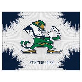 Notre Dame (Leprechaun) Logo Canvas by Holland Bar Stool Company