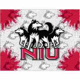 Northern Illinois Logo Canvas by Holland Bar Stool Company