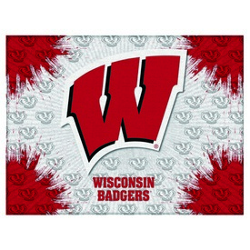 Wisconsin "W" Logo Canvas by Holland Bar Stool Company, LCnvsWisc-W Wisconsin "W" Logo Canvas by Holland Bar Stool Company, LCnvsWisc-W