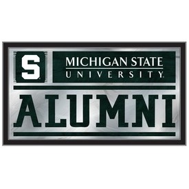 Michigan State Alumni Mirror by Holland Bar Stool Co., MAlumMichSt