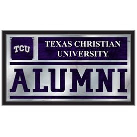 TCU Alumni Mirror by Holland Bar Stool Co., MAlumTexChr