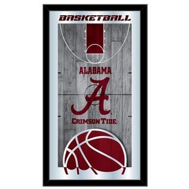 Alabama 15" x 26" Basketball Mirror by Holland Bar Stool Company, MBsktAlabma