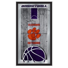 Clemson 15" x 26" Basketball Mirror by Holland Bar Stool Company, MBsktClmson
