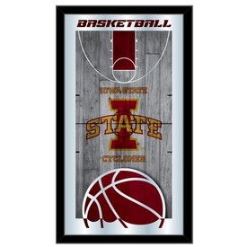 Iowa State 15" x 26" Basketball Mirror by Holland Bar Stool Company, MBsktIowaSt