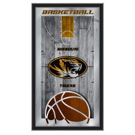 Missouri 15" x 26" Basketball Mirror by Holland Bar Stool Company, MBsktMizzou